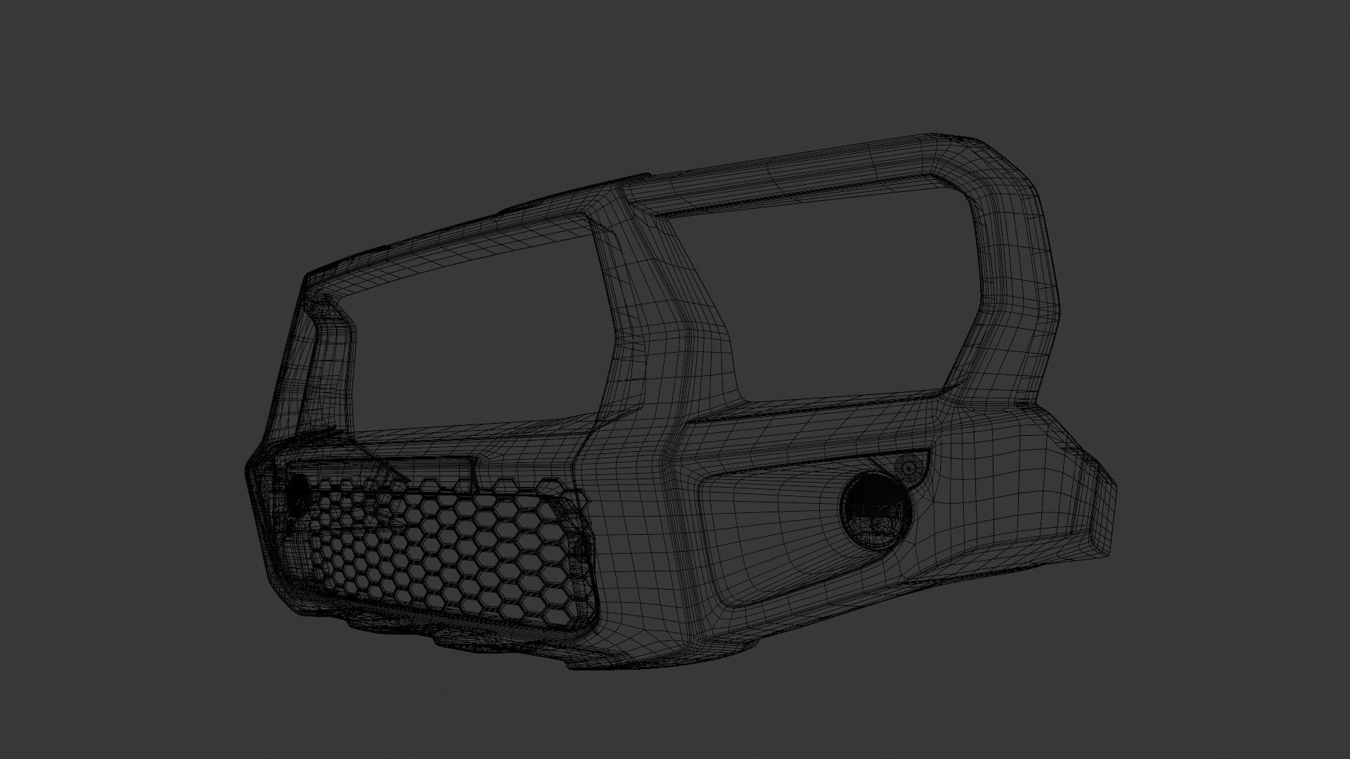 BUMPER FRONT ARB SPARTANBAR MY22 3D model_7