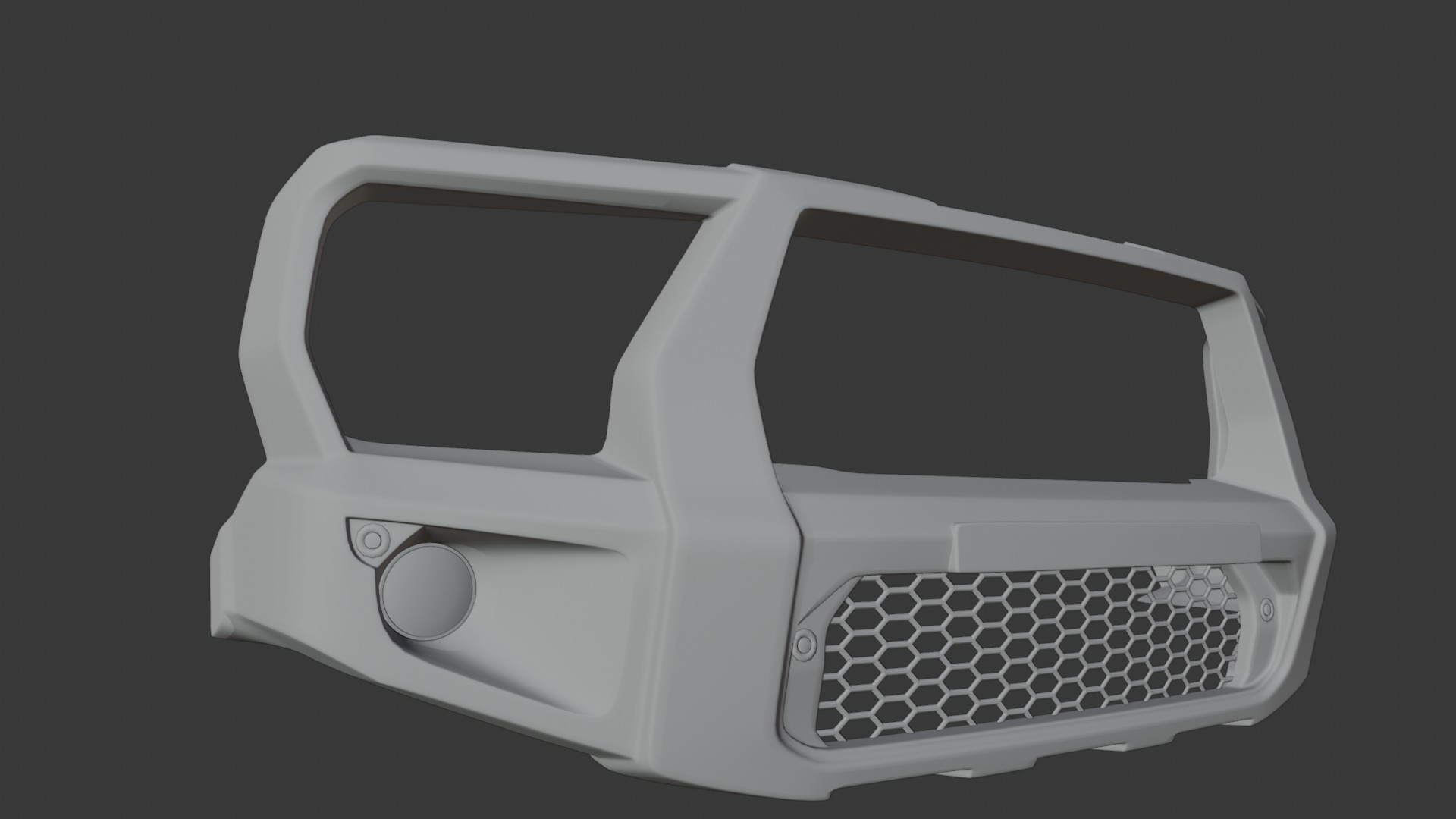 BUMPER FRONT ARB SPARTANBAR MY22 3D model_13