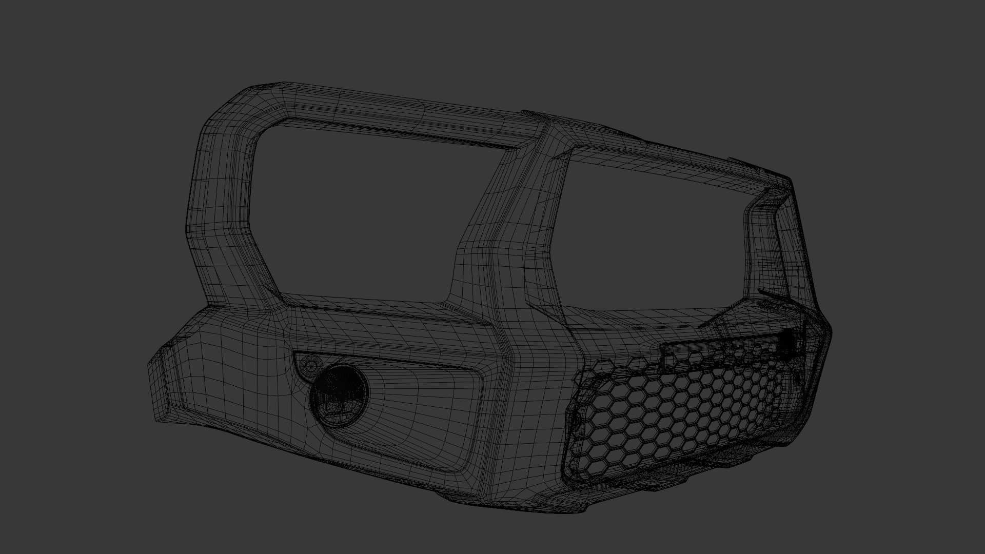 BUMPER FRONT ARB SPARTANBAR MY22 3D model_6