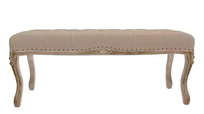 Vintage Upholstered Bench