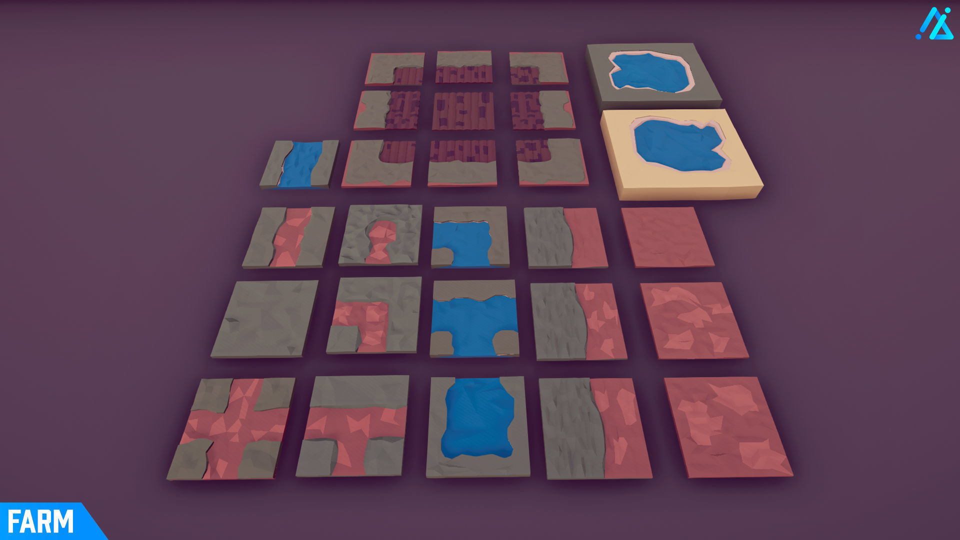 POLY - Farm Low-poly 3D model_18