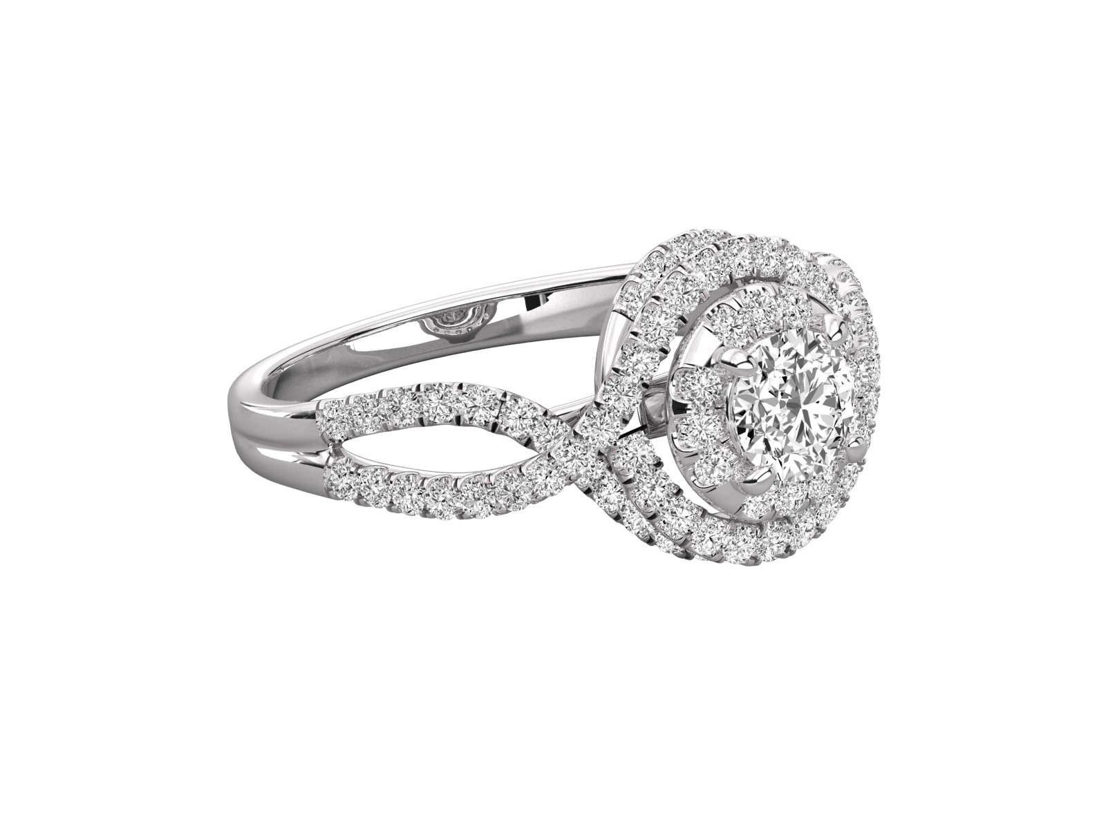 halo engagement ring 3D print model_11