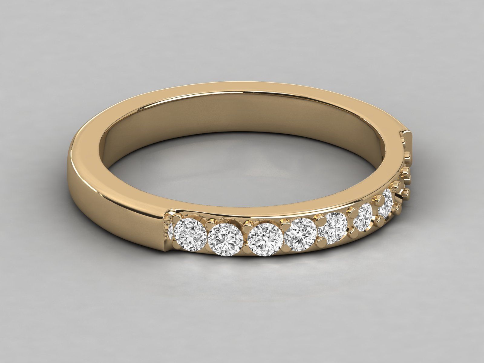 eternity wedding ring band 3D print model_16