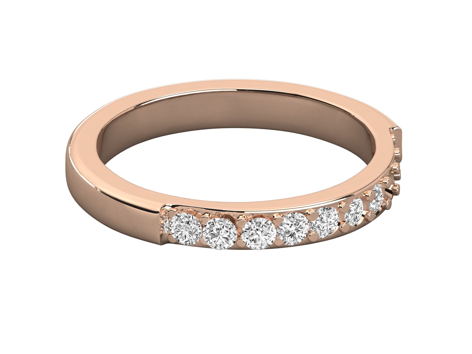 eternity wedding ring band 3D print model_6