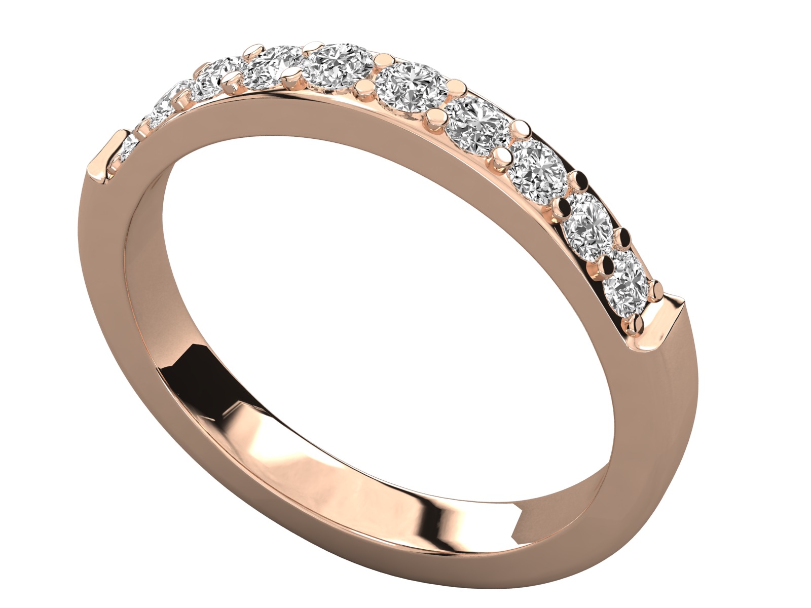 eternity wedding ring band 3D print model_8
