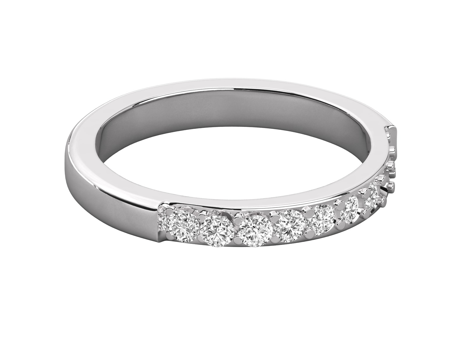 eternity wedding ring band 3D print model_11