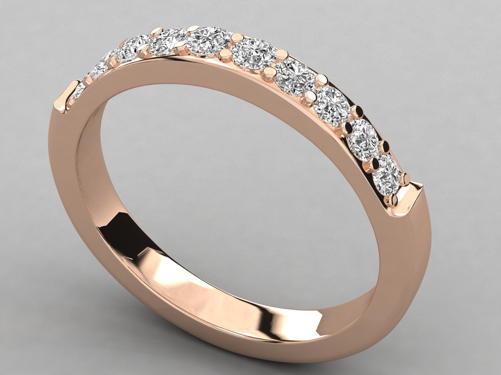 eternity wedding ring band 3D print model_5