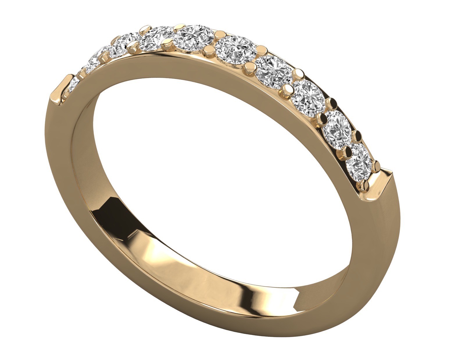 eternity wedding ring band 3D print model_19