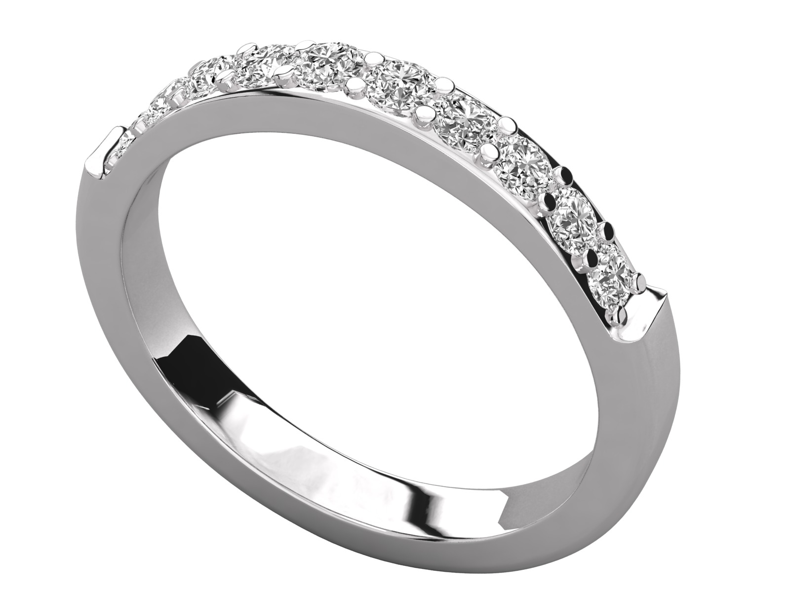 eternity wedding ring band 3D print model_13