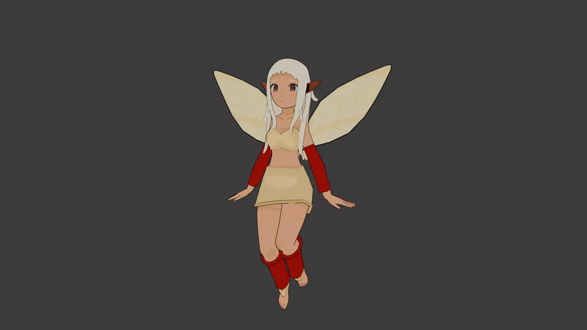 Anime Fairy Girl 3D model