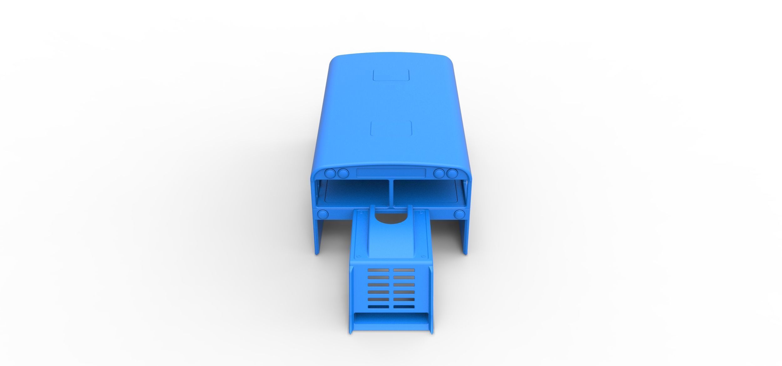 Shell of Outlaw Figure 8 Modified as School bus Scale 1 to 25 3D print model_5