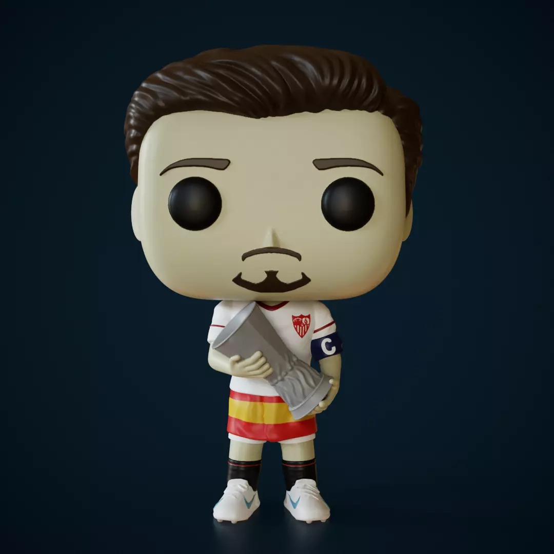 Jesus Navas - Sevilla 3D print model