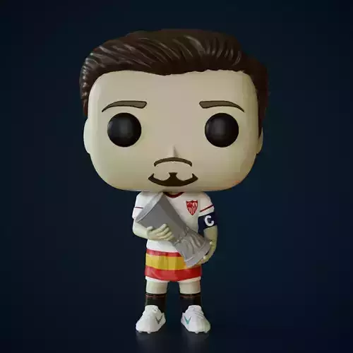Jesus Navas - Sevilla  3D print model