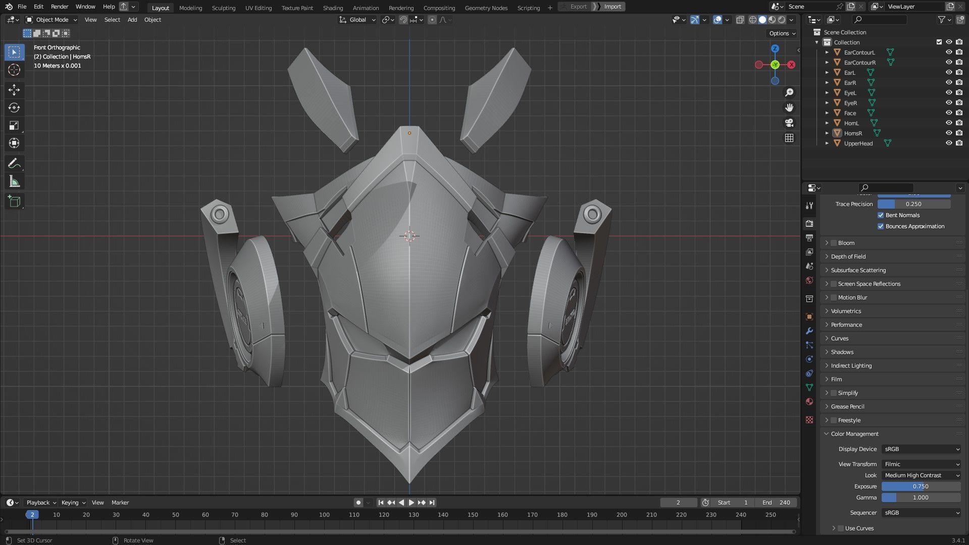 Zenless Zone Zero Billy Kid Mask for Cosplay 3D print model_11