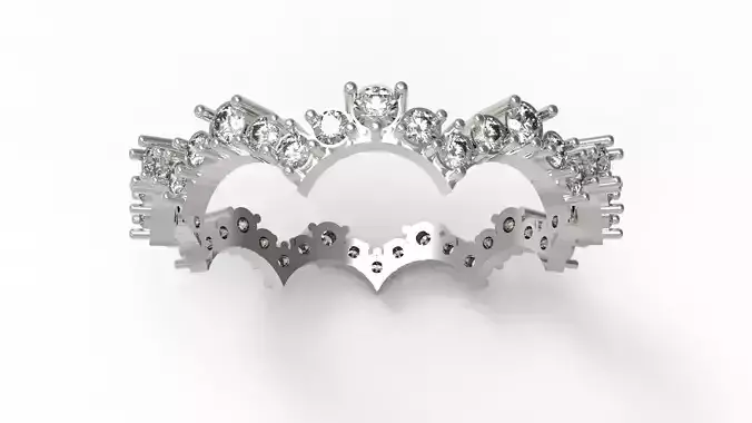241125 Women Rings - Shaghayegh 3D print model 3D print model