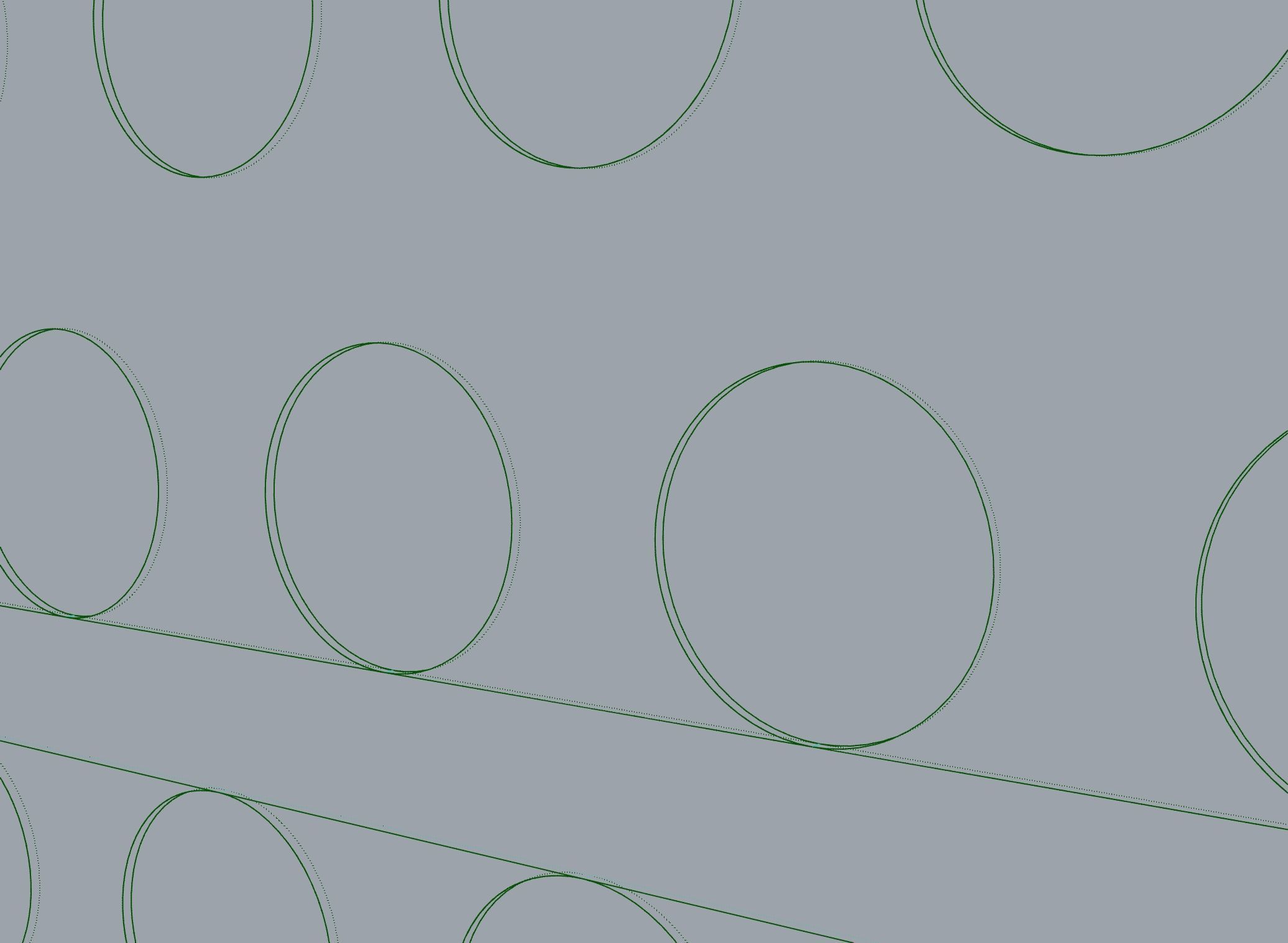 Metal Perforated Railing Free 3D model_6