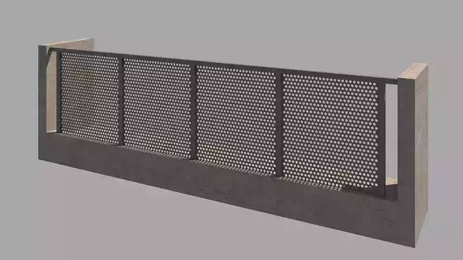 Metal Perforated Railing