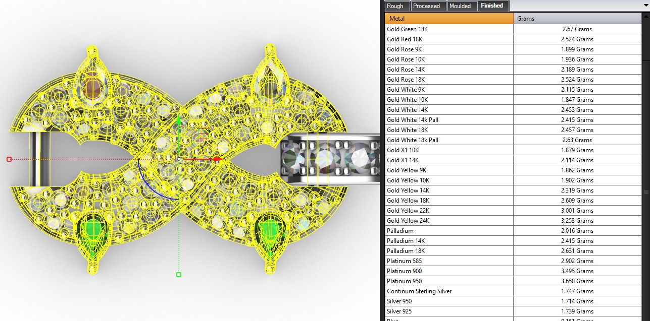 hiphop bracelet chain 3D print model_11