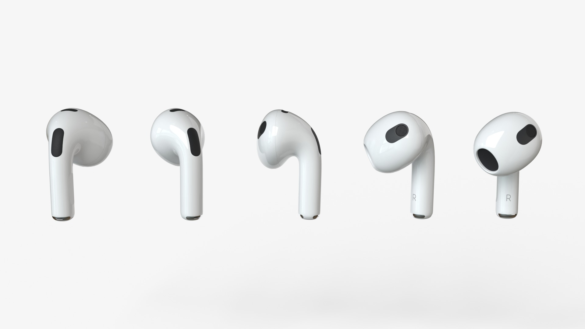 Apple  AirPods 2024  3D model_2