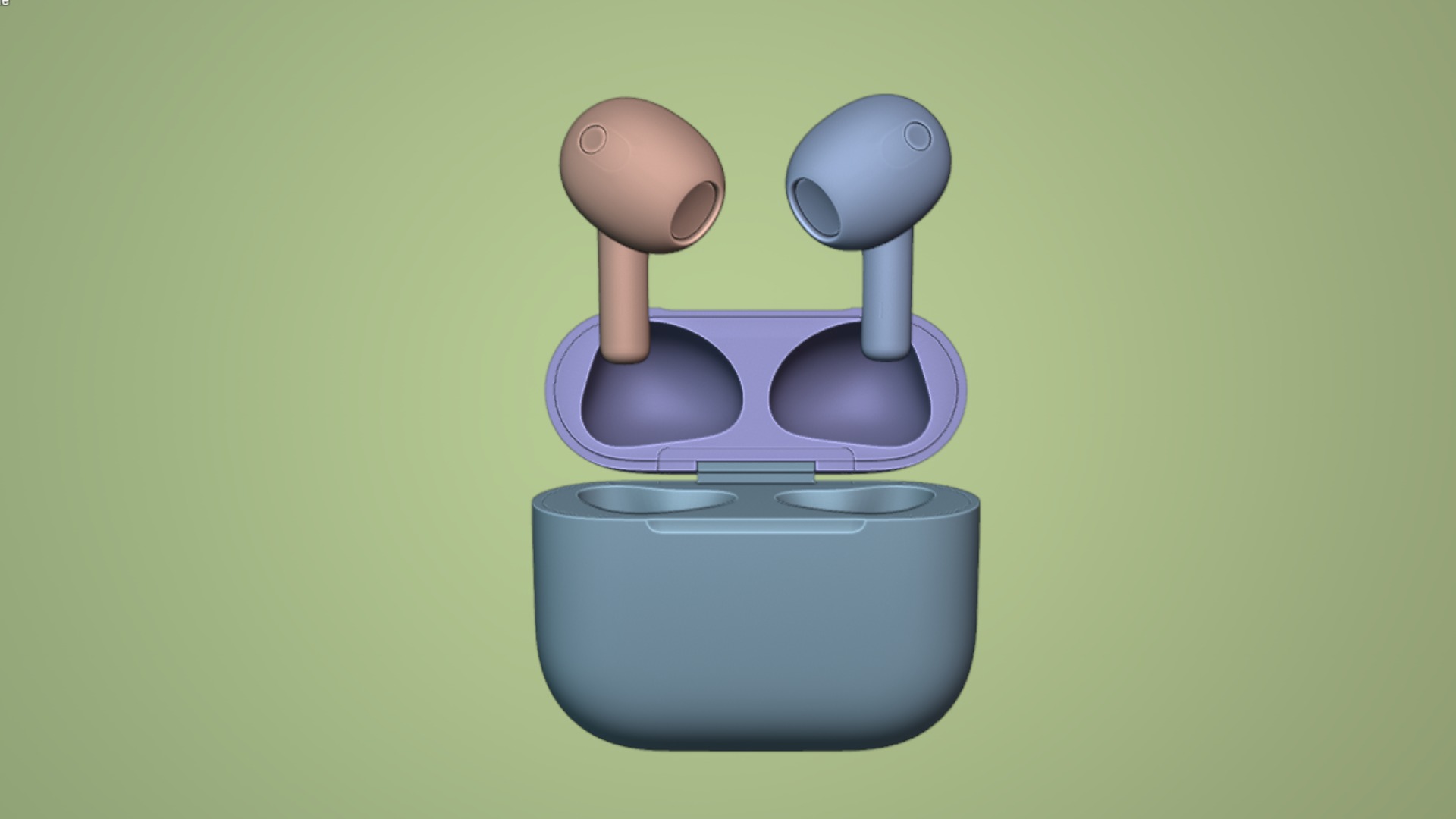 Apple  AirPods 2024  3D model_11