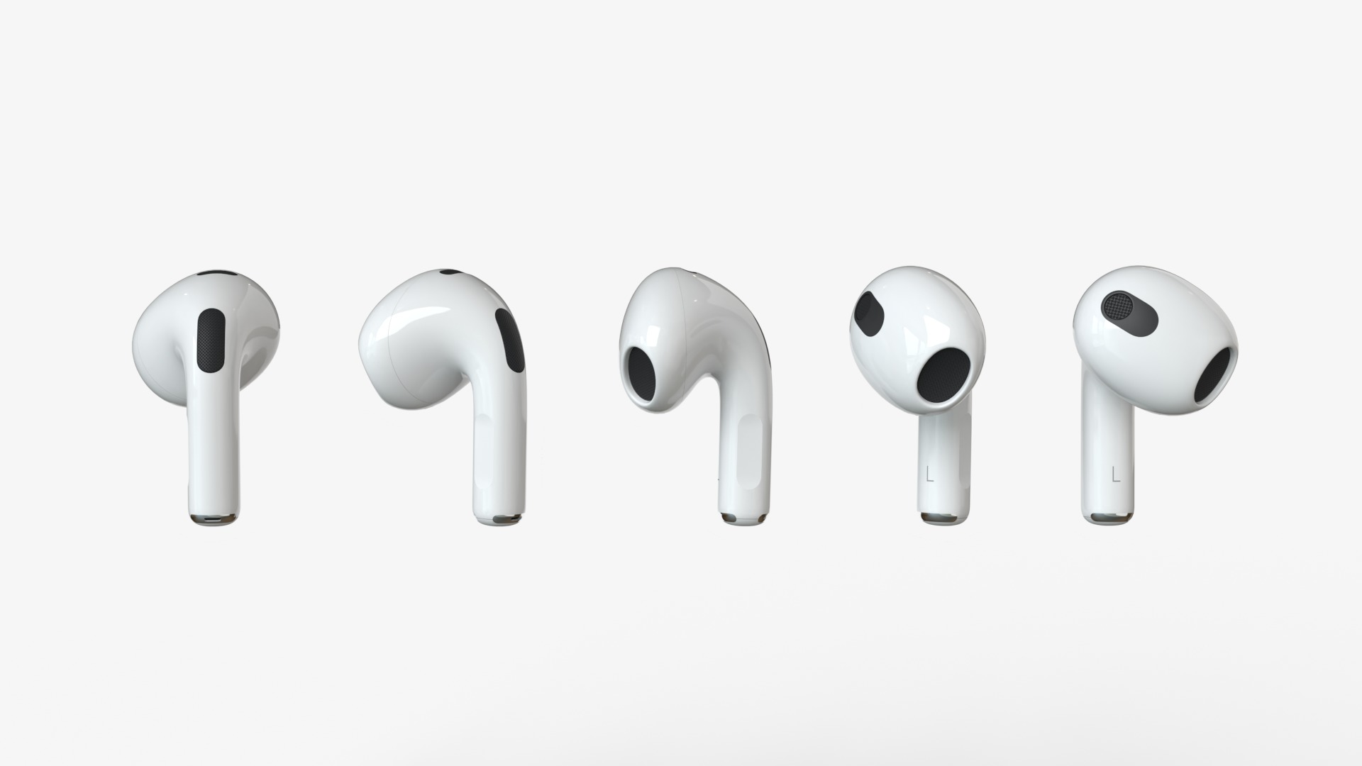 Apple  AirPods 2024  3D model_3