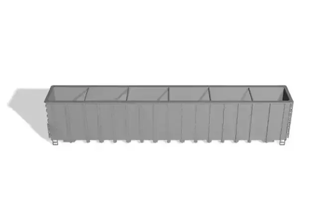 HO Scale Ortner 100-Ton GS51 Woodchip Gondola