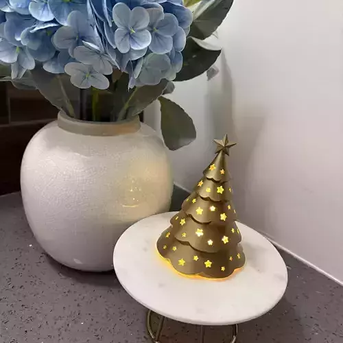 Starry Glow Christmas Tree Lamp Holiday Decoration 3D print model