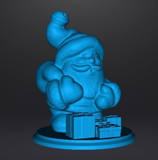 SANTA CLAUS CHRISTMAS VINTAGE FIGURE MODEL STATUE ORNAMENT 3D print model_9