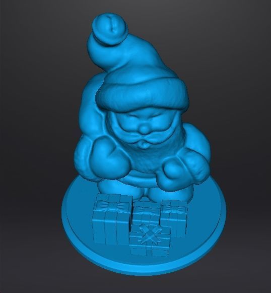 SANTA CLAUS CHRISTMAS VINTAGE FIGURE MODEL STATUE ORNAMENT 3D print model_11