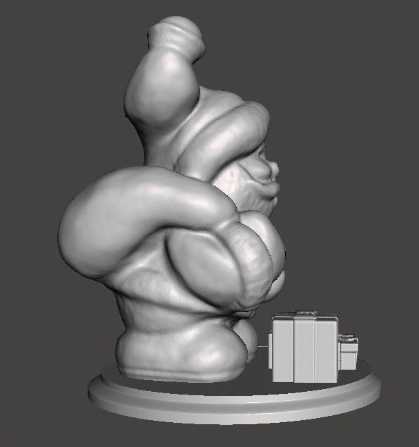 SANTA CLAUS CHRISTMAS VINTAGE FIGURE MODEL STATUE ORNAMENT 3D print model_4