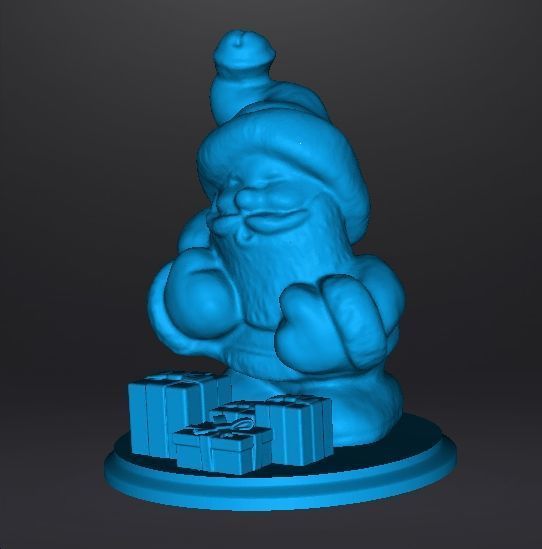 SANTA CLAUS CHRISTMAS VINTAGE FIGURE MODEL STATUE ORNAMENT 3D print model_10