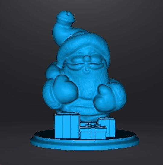SANTA CLAUS CHRISTMAS VINTAGE FIGURE MODEL STATUE ORNAMENT 3D print model_8