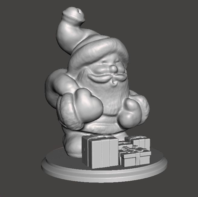 SANTA CLAUS CHRISTMAS VINTAGE FIGURE MODEL STATUE ORNAMENT 3D print model_1