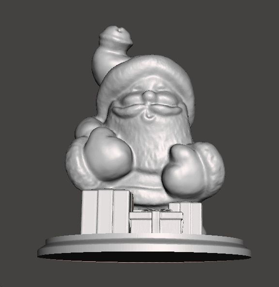 SANTA CLAUS CHRISTMAS VINTAGE FIGURE MODEL STATUE ORNAMENT 3D print model_7
