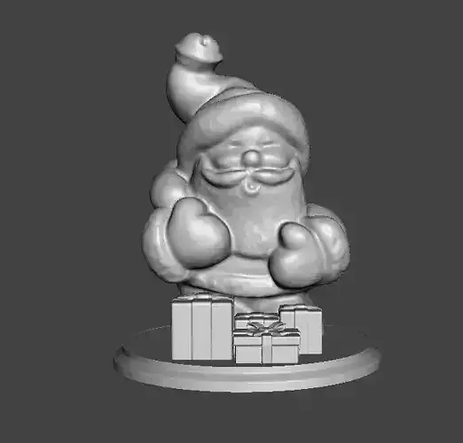 SANTA CLAUS CHRISTMAS VINTAGE FIGURE MODEL STATUE ORNAMENT 3D print model