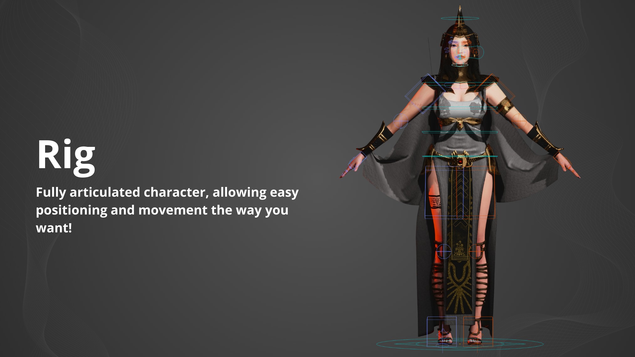 Egyptian Ancient - GameReady Low-poly 3D model_4