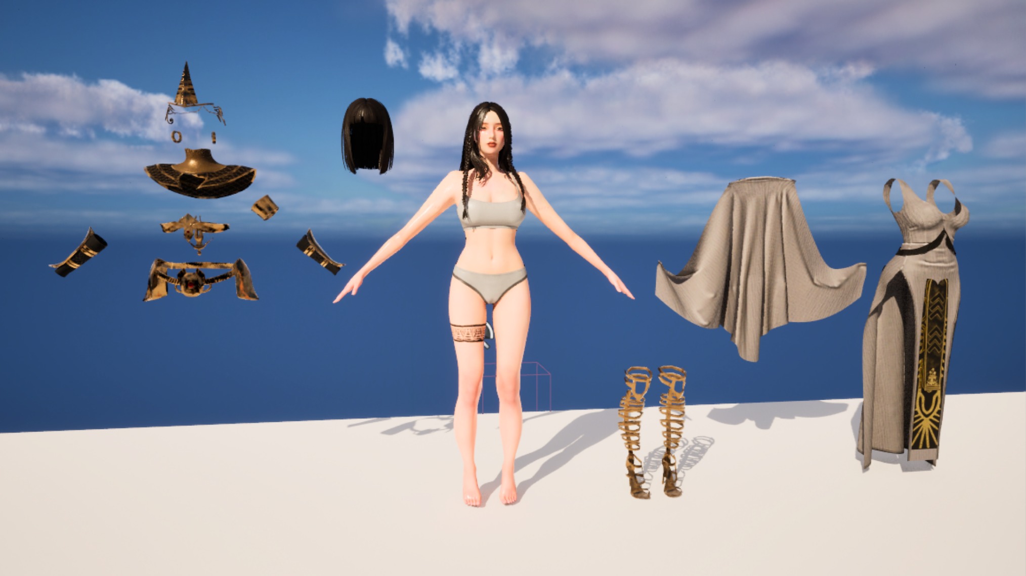 Egyptian Ancient - GameReady Low-poly 3D model_10