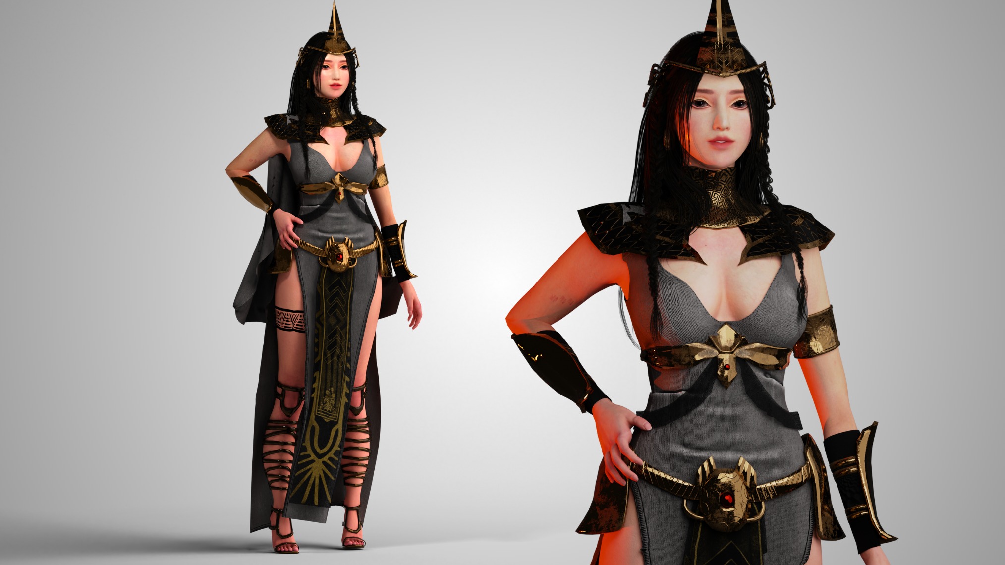 Egyptian Ancient - GameReady Low-poly 3D model_2