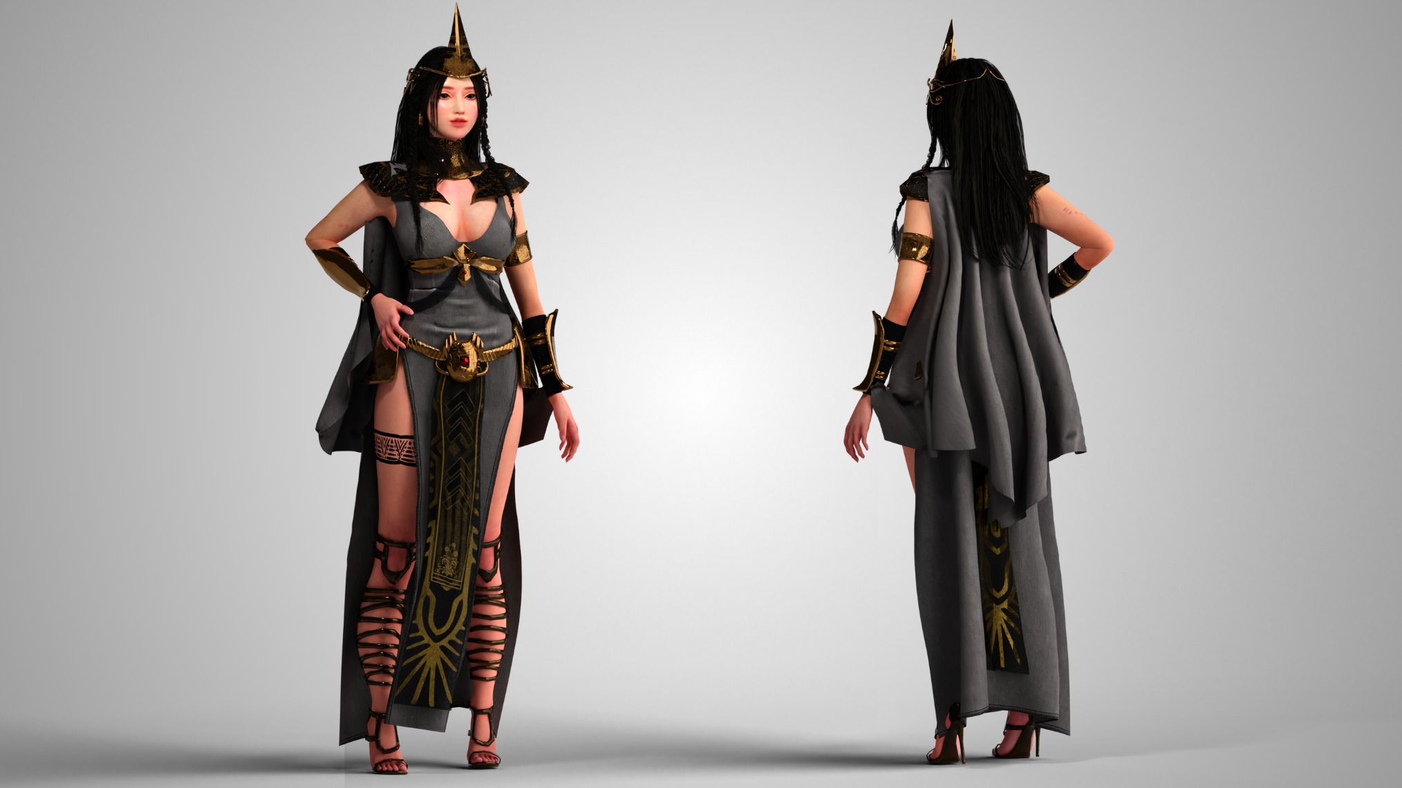 Egyptian Ancient - GameReady Low-poly 3D model_3