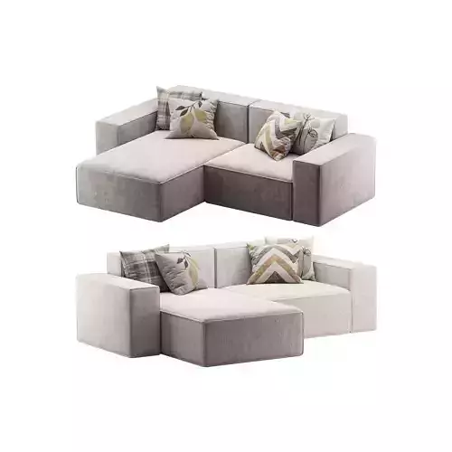 Divan Davis 245x165 3D model