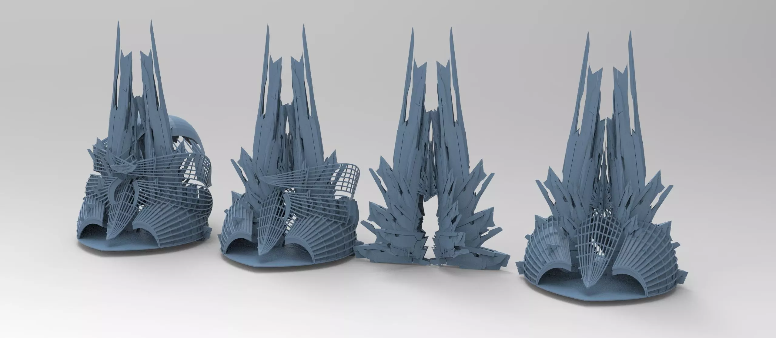 Ice Palace domes 3D model_0