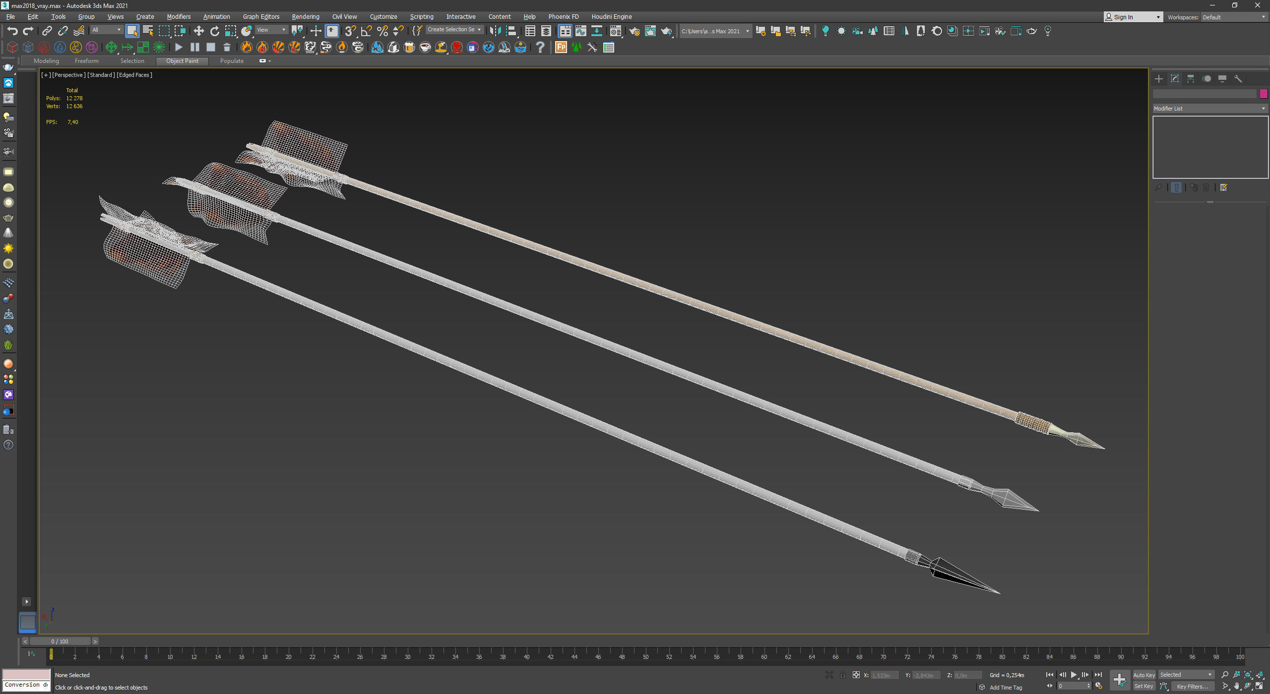 PBR Medieval Arrows Bows Crossbows Pack - 57 Assets 3D model_34