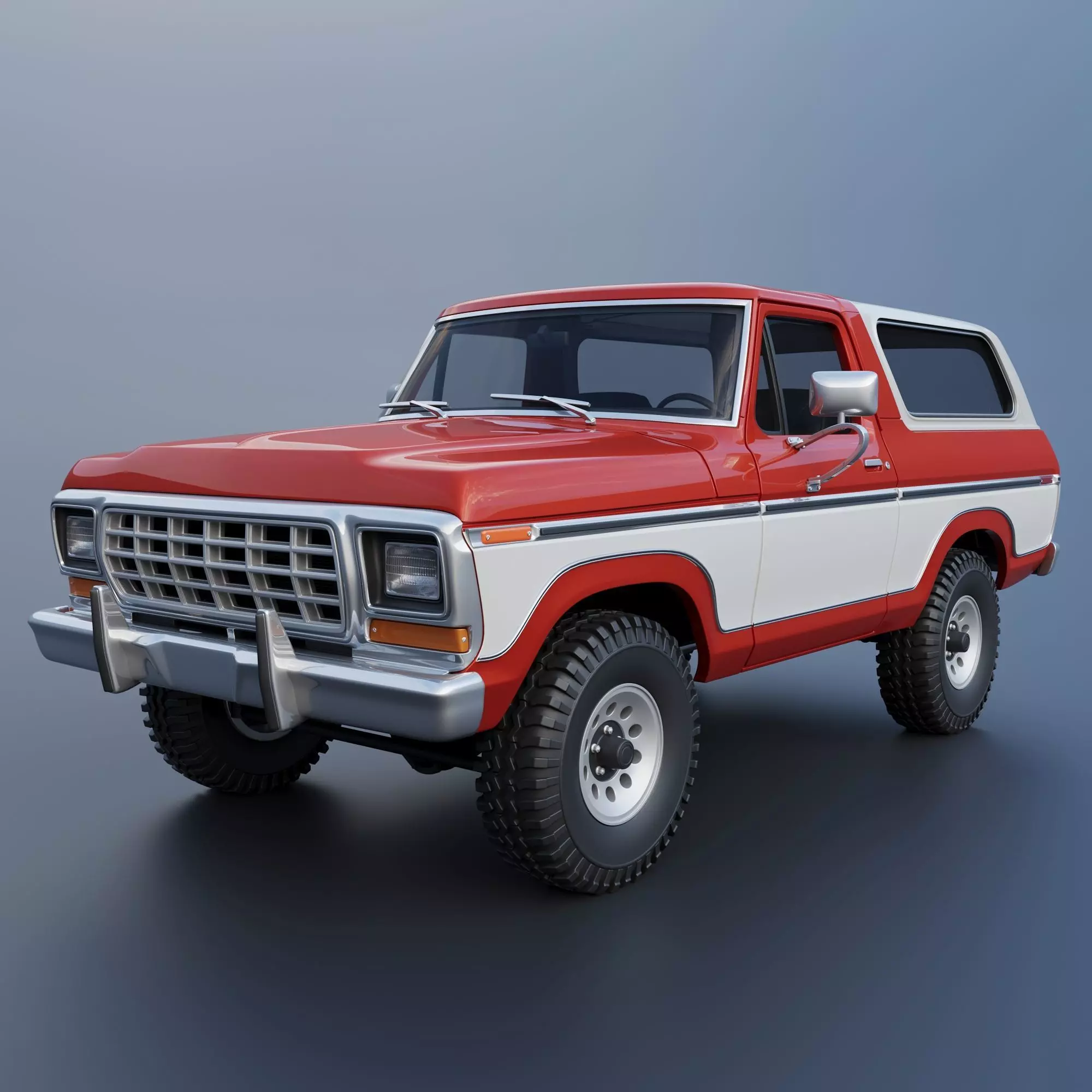 Bronco 1979 3D print model