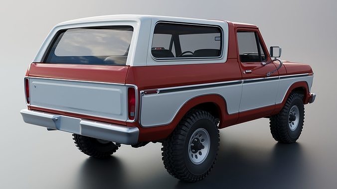 Bronco 1979 3D print model 6