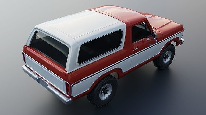 Bronco 1979 3D print model 7
