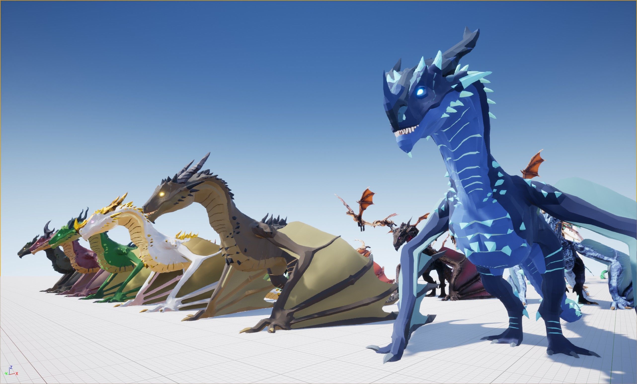 Kuzar the Magnificent Low-poly 3D model_10