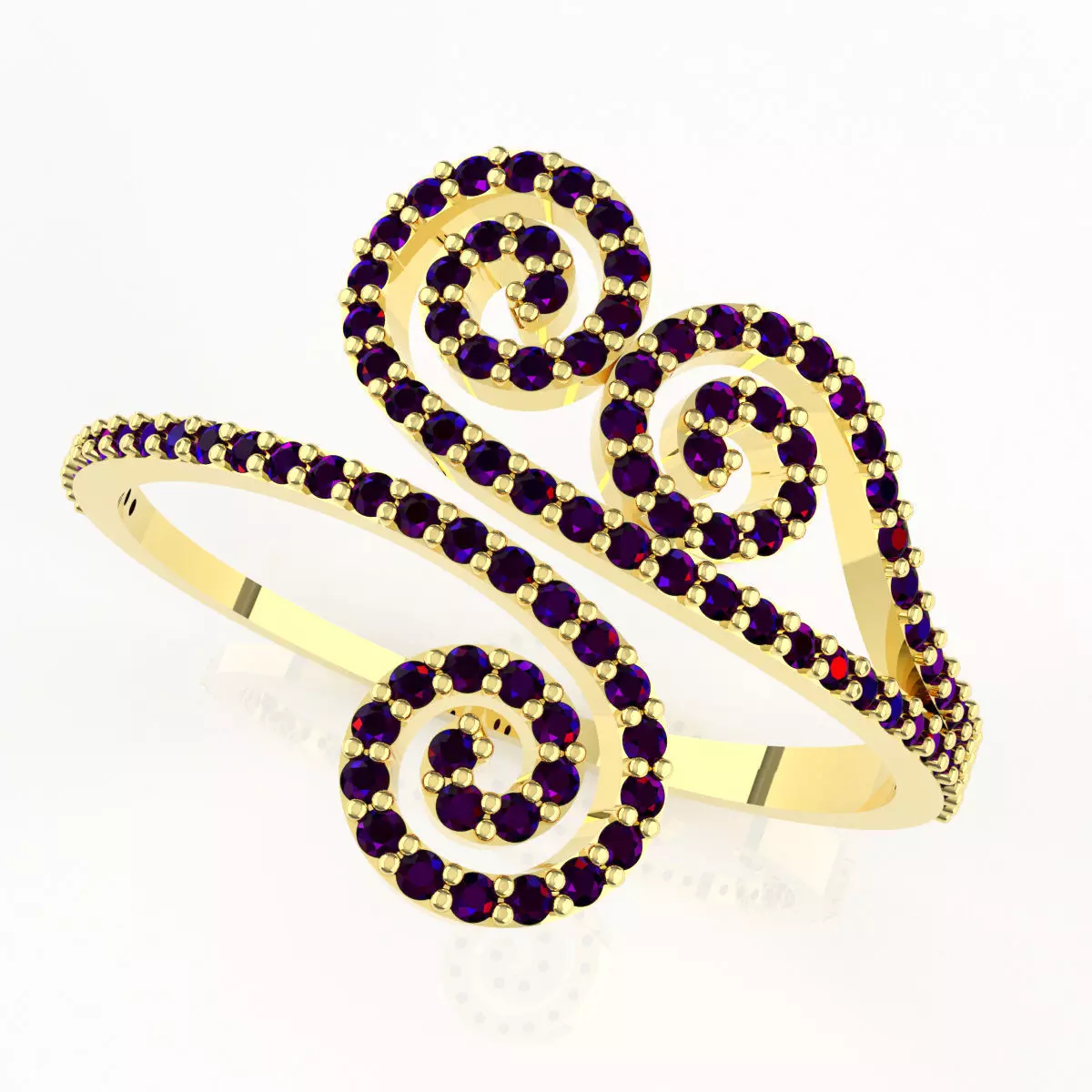 Spiral Ring 3D print model