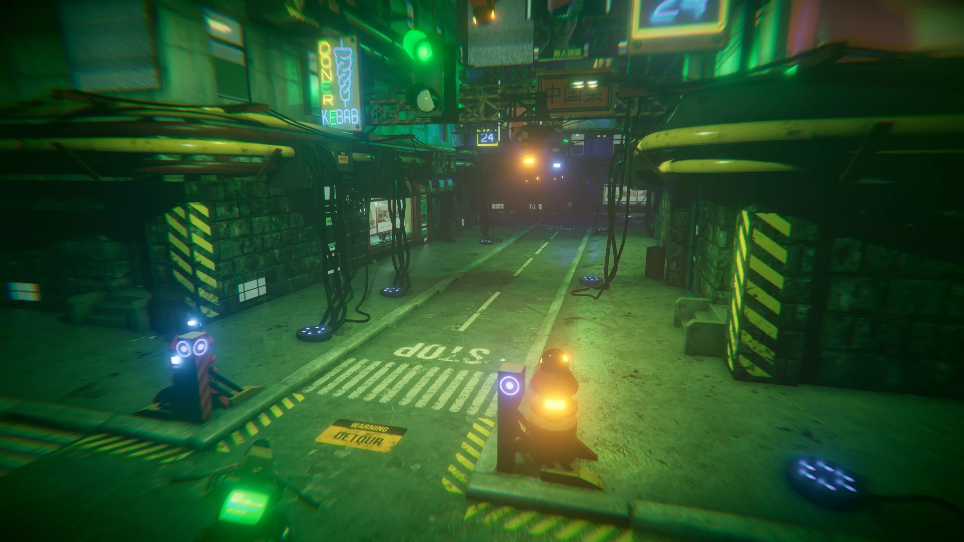 cyberpunk - Cyber City Fp Low-poly 3D model_5