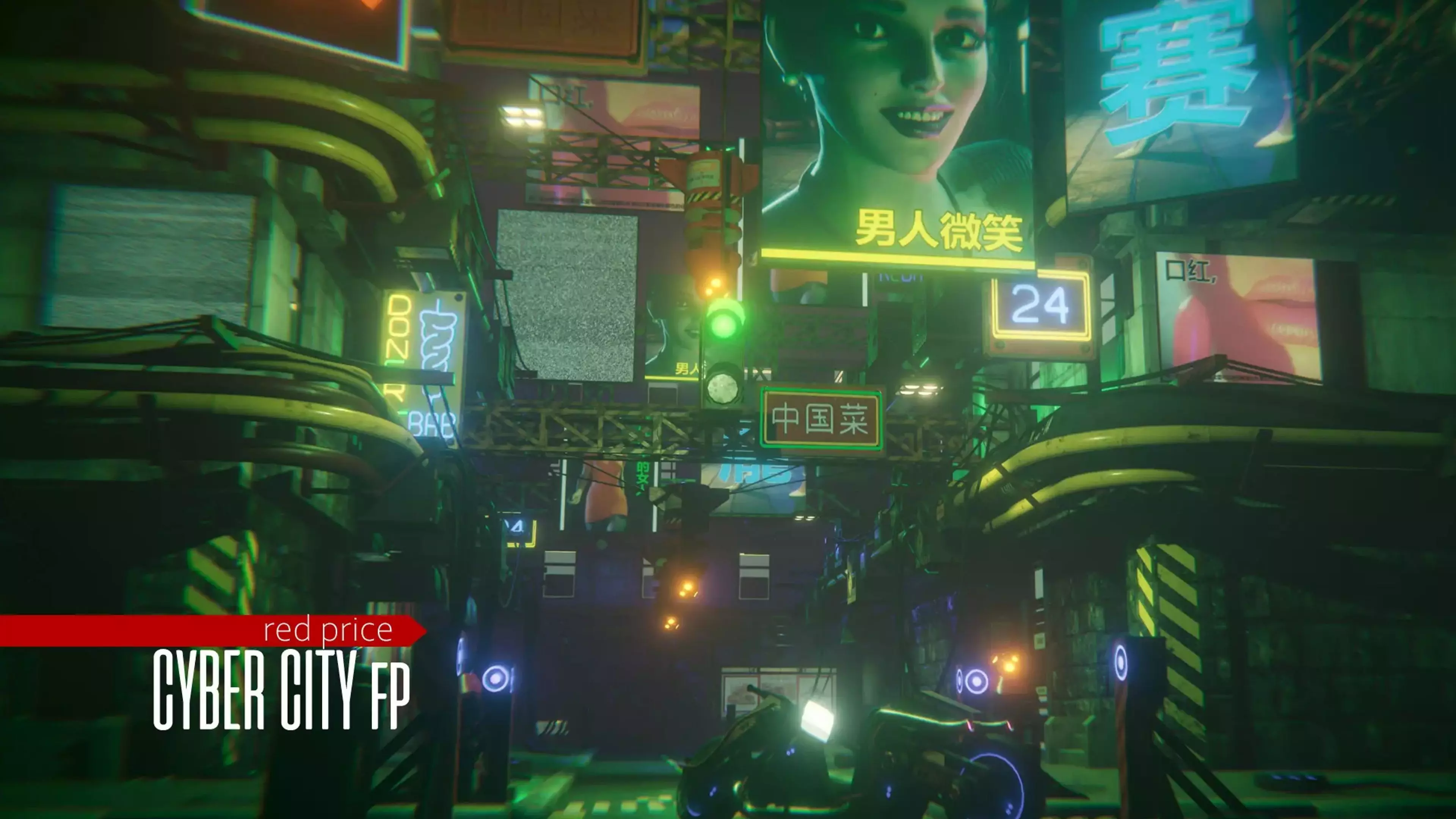 cyberpunk - Cyber City Fp Low-poly 3D model_0