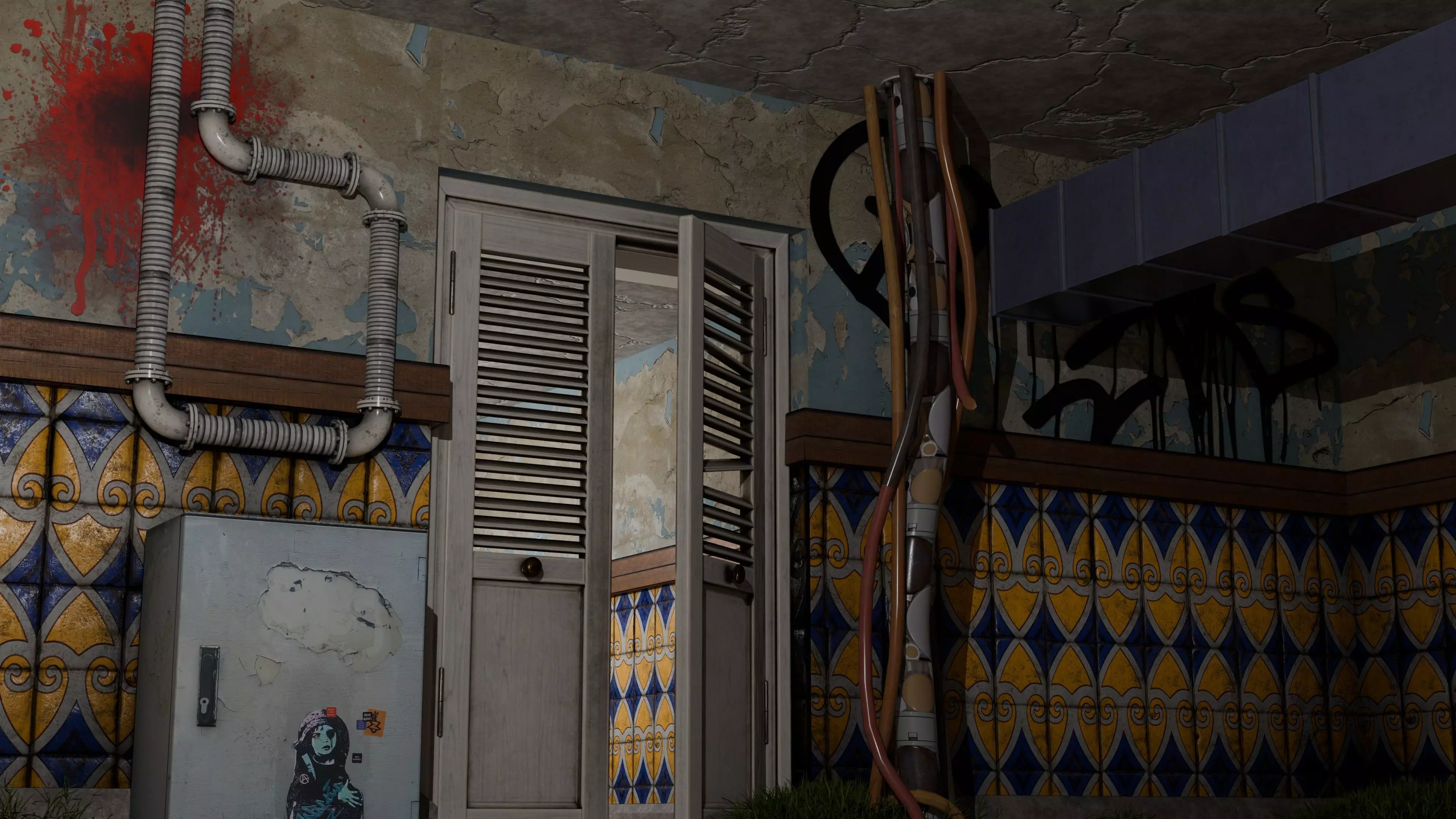 3D gaming environment aesthetics of modern warfare games 3D model